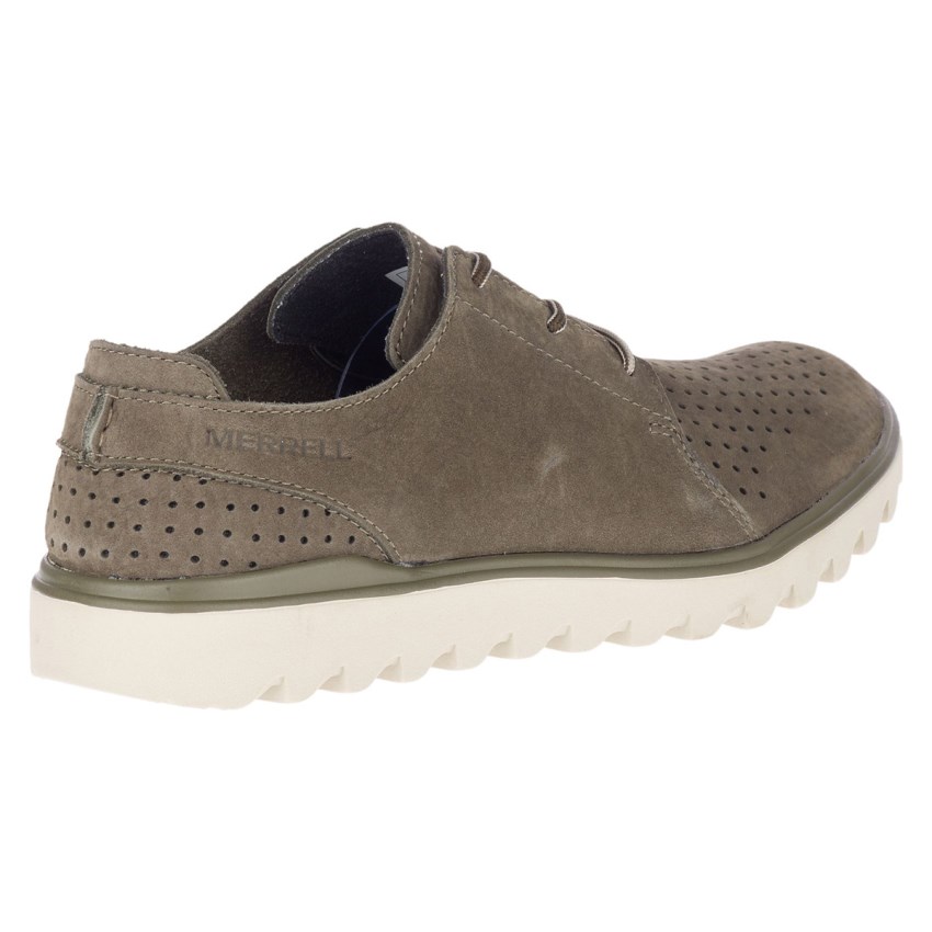 Basket Merrell Downtown Lace Marron Homme | E.X.CSHO